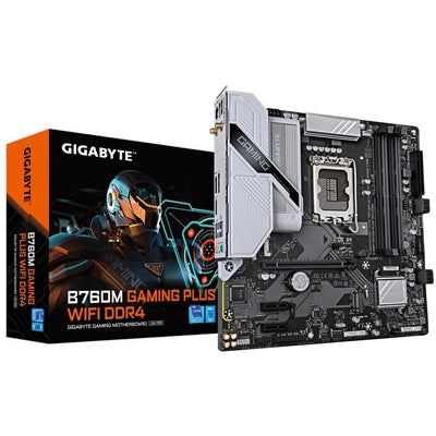Gigabyte B760M Gaming Plus WiFi 6 DDR4 Micro-ATX Motherboard LGA1700 Gigabyte B760M Gaming Plus WiFi 6 DDR4 Micro-ATX Motherboard LGA1700